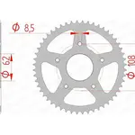 Couronne AFAM 52 dents acier pas 420 type 92122