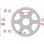 Couronne AFAM 48 dents acier pas 420 type 14100