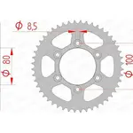 Couronne AFAM 48 dents acier pas 420 type 80103 Rieju