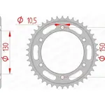 Couronne AFAM 46 dents acier pas 525 type 12606 Yamaha