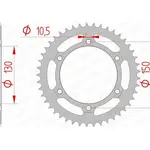 Couronne AFAM 45 dents acier pas 520 type 10501 Honda