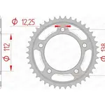 Couronne AFAM 45 dents acier pas 530 type 10508