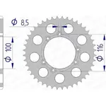 Couronne AFAM 44 dents alu pas 520 type 93303