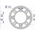 Couronne AFAM 51 dents alu ultra-light pas 428 type 15104N