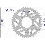 Couronne AFAM 41 dents alu pas 525 type 17610 Kawasaki