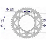 Couronne AFAM 50 dents alu ultra-light pas 520 type 11212N