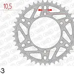 Couronne AFAM 43 dents acier pas 520 type 12814