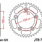Couronne JT SPROCKETS 39 dents acier pas 525 type 744