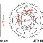 Couronne JT SPROCKETS 50 dents acier pas 428 type 1842