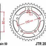 Couronne JT SPROCKETS 43 dents acier pas 530 type 2010