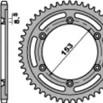 Couronne PBR 54 dents acier standard pas 428 type 4547