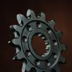 Pignon RENTHAL 14 dents acier ultra-light anti-boue pas 520 type 501U Honda CRF250R