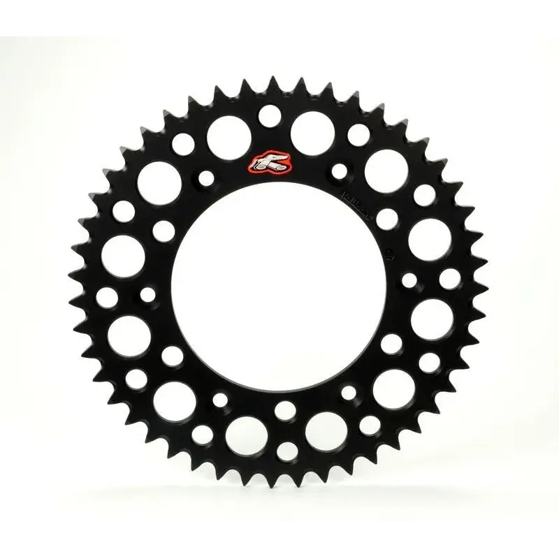 Couronne RENTHAL Ultralight™ 50 dents alu anti-boue pas 520 type 224U noir