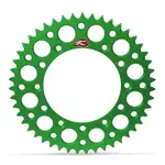 Couronne RENTHAL Ultralight™ 50 dents alu anti-boue pas 520 type 112U vert
