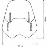 Bulle MRA Vario-Screen Naked-Bikes &quot;VNB&quot; clair