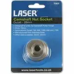 Douille à créneau LASER TOOLS écrou d&#039;arbre à cames Ducati 28mm