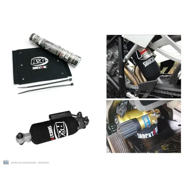 Protection d'amortisseur R&G RACING noir 26,7x28,6 Triumph Sprint GT 1050