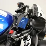 Couvercle fluide frein avant GILLES TOOLING bleu Suzuki