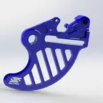 Protège-disque SCAR arrière bleu