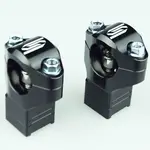 Pontets de guidon SCAR Ø28.6mm +35 à 50mm pour té de fourche origine KTM/HVA/BETA/SHERCO