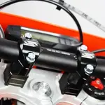 Pontets de guidon SCAR Ø28.6mm +35 à 50mm pour té de fourche origine KTM/HVA/BETA/SHERCO