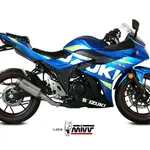Silencieux mivv gp pro titane/casquette inox suzuki gsx250r