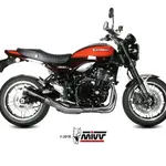 Silencieux mivv gp pro inox noir/casquette inox kawasaki z900rs