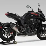 Silencieux YOSHIMURA R-11 finition satin/casquette carbone Suzuki Katana