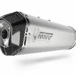 Silencieux MIVV Delta Race inox/casquette carbone Kawasaki Versys 1000