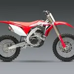 Silencieux double YOSHIMURA RS-9T Signature Series inox/casquette carbone Honda CRF250R