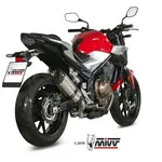 Silencieux MIVV Suono inox/casquette carbone Honda CB500F