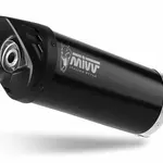 Silencieux MIVV Mover inox noir/casquette ABS noir Yamaha T-Max 300