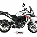 Silencieux MIVV Oval carbone/casquette carbone Benelli TRK 251