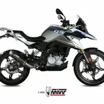 Silencieux MIVV GP Pro Steel Black/casquette inox BMW G310GS