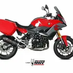 Silencieux MIVV Oval carbone/casquette carbone BMW F900XR