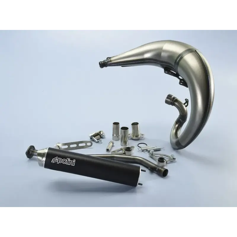 Pot de détente POLINI For Race acier/silencieux aluminium anodisé noir