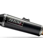 Silencieux +Manchon YASUNI Scooter 4 Black Edition inox noir/casquette carbone Honda SH 300