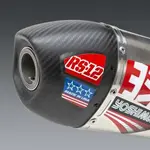 Ligne complète YOSHIMURA RS-12 Signature Series inox/silencieux alu/casquette carbone Suzuki RM-Z250