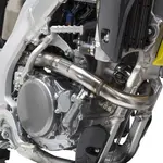 Ligne complète YOSHIMURA RS-12 Signature Series inox/silencieux alu/casquette carbone Suzuki RM-Z250