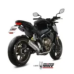 Ligne complète MIVV GP Pro Inox silencieux titane/casquette inox Honda CBR650R
