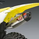Ligne complète YOSHIMURA RS-12 Signature Series inox/silencieux alu/casquette carbone Suzuki RM-Z450