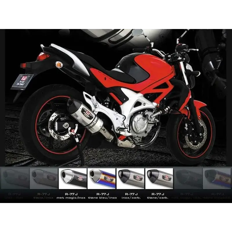 SILENCIEUX YOSHIMURA R77-J M. MAGIC/CASQUETTE CARBONE POUR SUZUKI