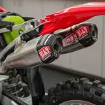 Ligne complète YOSHIMURA USA RS-9T inox/silencieux inox Honda CRF450R/RX