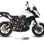 Ligne complète MIVV OVAL carbone Kawasaki Versys 650