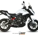 Ligne complète MIVV SUONO acier noir Kawasaki Versys 650