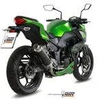 Silencieux MIVV GP inox brossé noir Kawasaki Z300