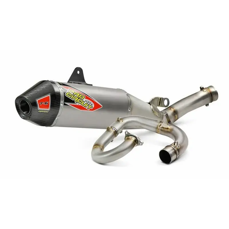 Ligne Complète PRO CIRCUIT T-6 inox silencieux alu/casquette carbone Yamaha YZ450F