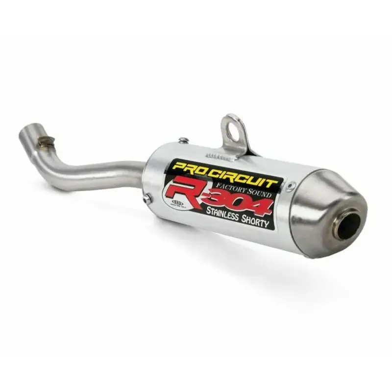 Silencieux PRO CIRCUIT R-304 alu brossé/casquette inox KTM/Husqvarna 65