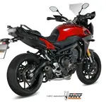 Ligne complète 3x1 MIVV Oval Carbon Cap carbone Yamaha MT-09 Tracer