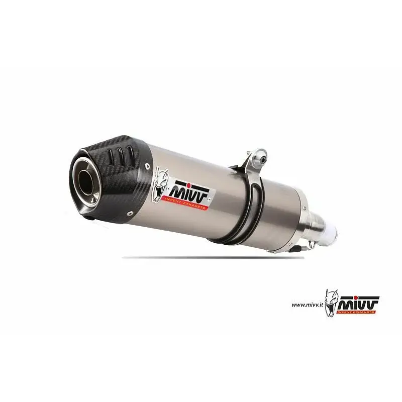 Ligne complète 3x1 MIVV Oval Carbon Cap titane Yamaha MT-09 Tracer